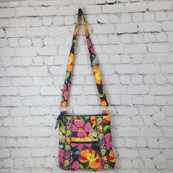 Vera Bradley Hipster Crossbody Jazzy Blooms - Picture 1 of 10